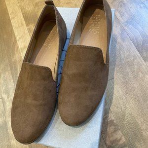 NWT - Brown Microsuede Flats - Size 8 Never Worn